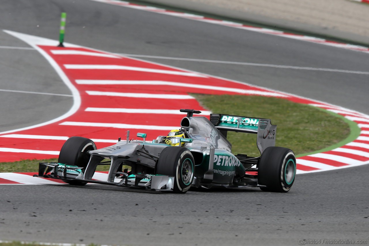 GP SPAGNA, 11.05.2013- Prove Libere 3, Nico Rosberg (GER) Mercedes AMG F1 W04 