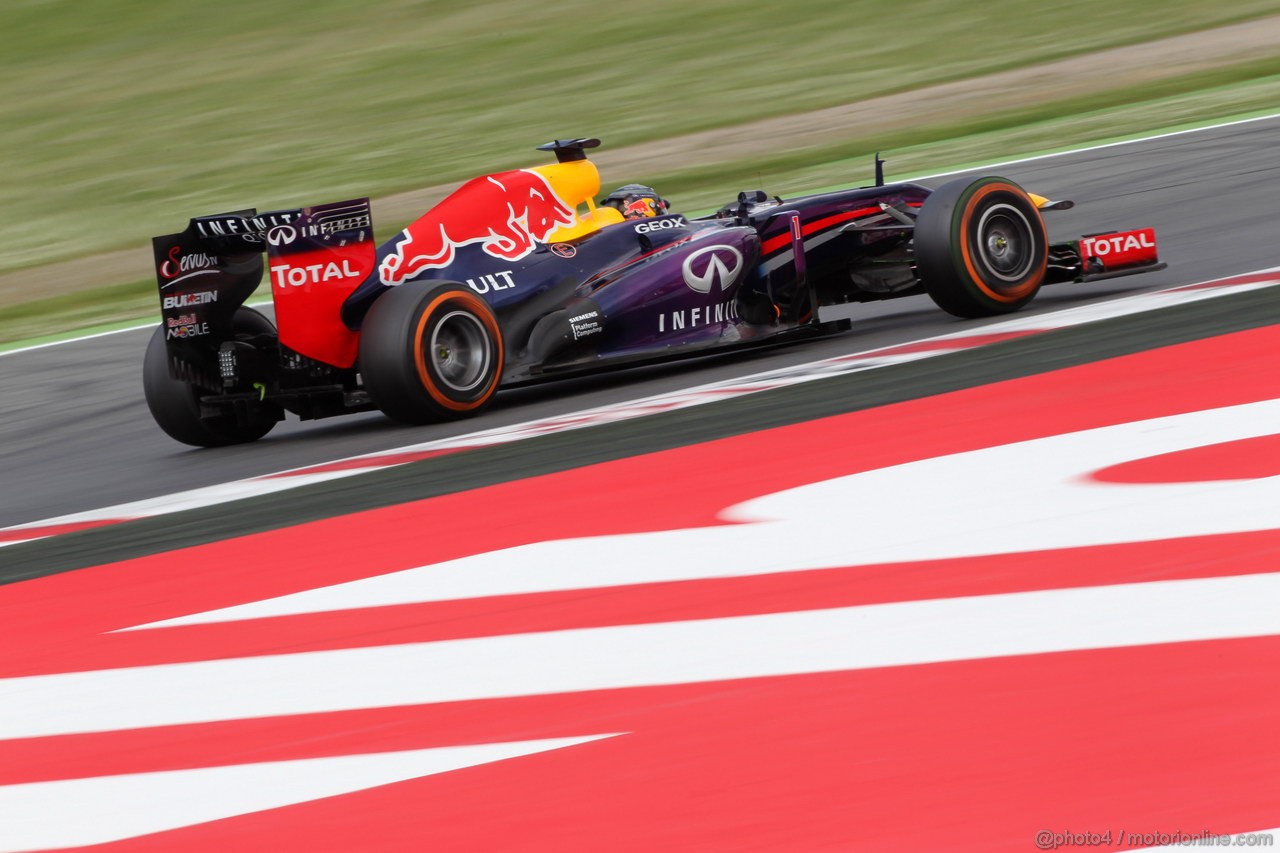 GP SPAGNA, 11.05.2013- Prove Libere 3, Sebastian Vettel (GER) Red Bull Racing RB9 
