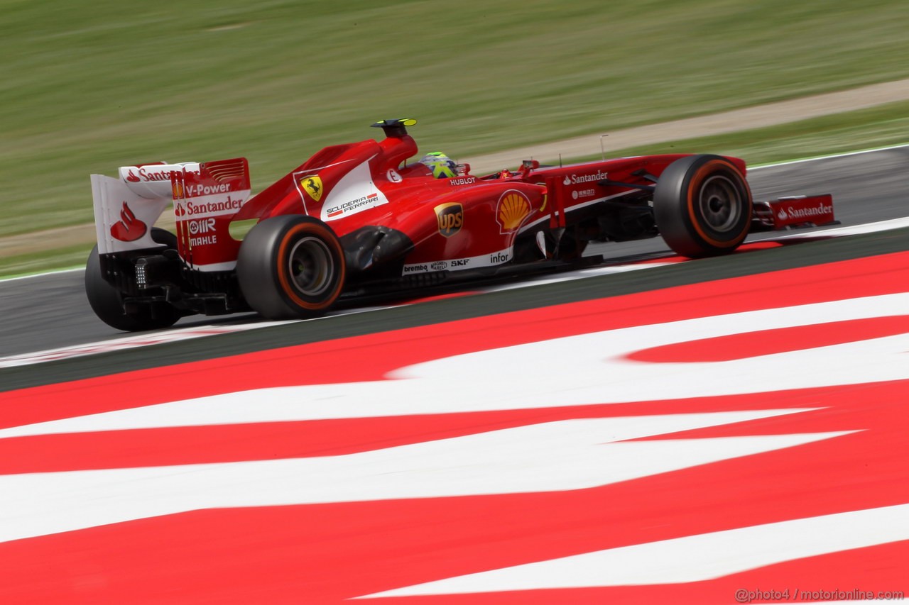 GP SPAGNA, 11.05.2013- Prove Libere 3, Felipe Massa (BRA) Ferrari F138 
