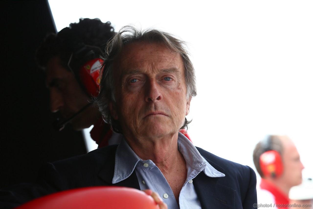 GP SPAGNA, 11.05.2013- Prove Libere 3, Luca Cordero di Montezemolo (ITA), President Ferrari  