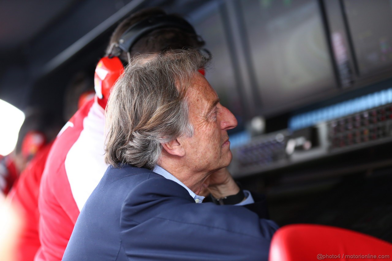 GP SPAGNA, 11.05.2013- Prove Libere 3, Luca Cordero di Montezemolo (ITA), President Ferrari