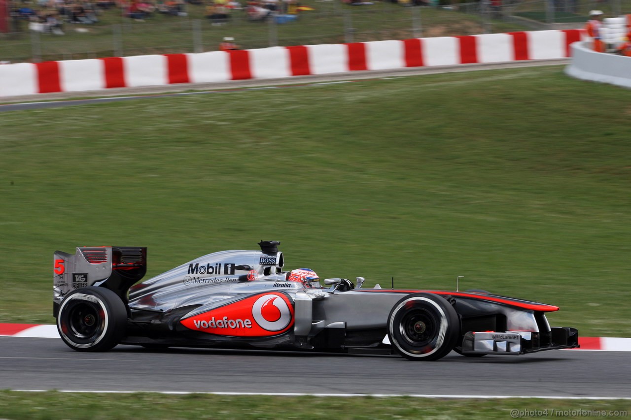 GP SPAGNA, 11.05.2013- Prove Libere 3, Jenson Button (GBR) McLaren Mercedes MP4-28 