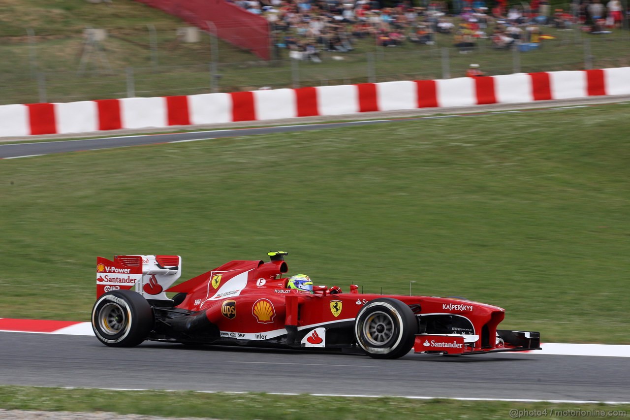 GP SPAGNA, 11.05.2013- Prove Libere 3, Felipe Massa (BRA) Ferrari F138 