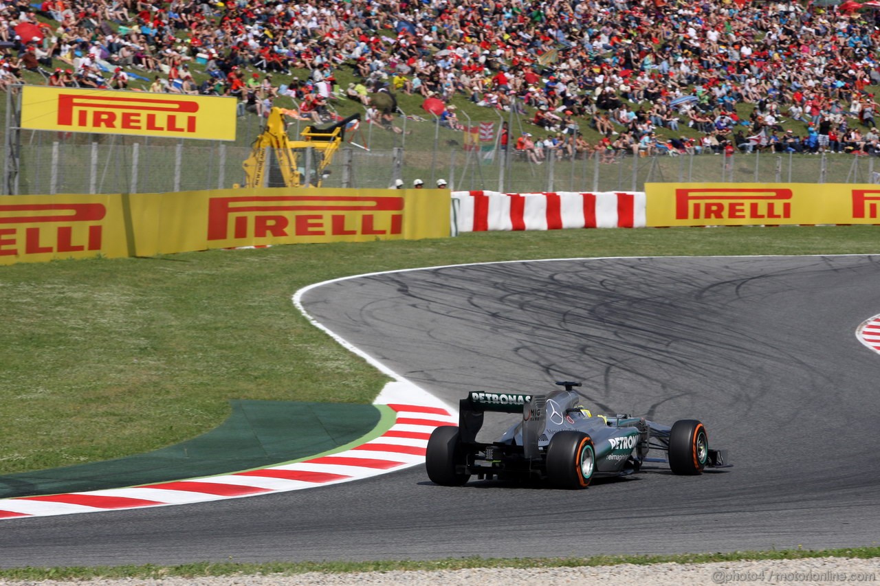 GP SPAGNA, 11.05.2013- Prove Libere 3, Nico Rosberg (GER) Mercedes AMG F1 W04 