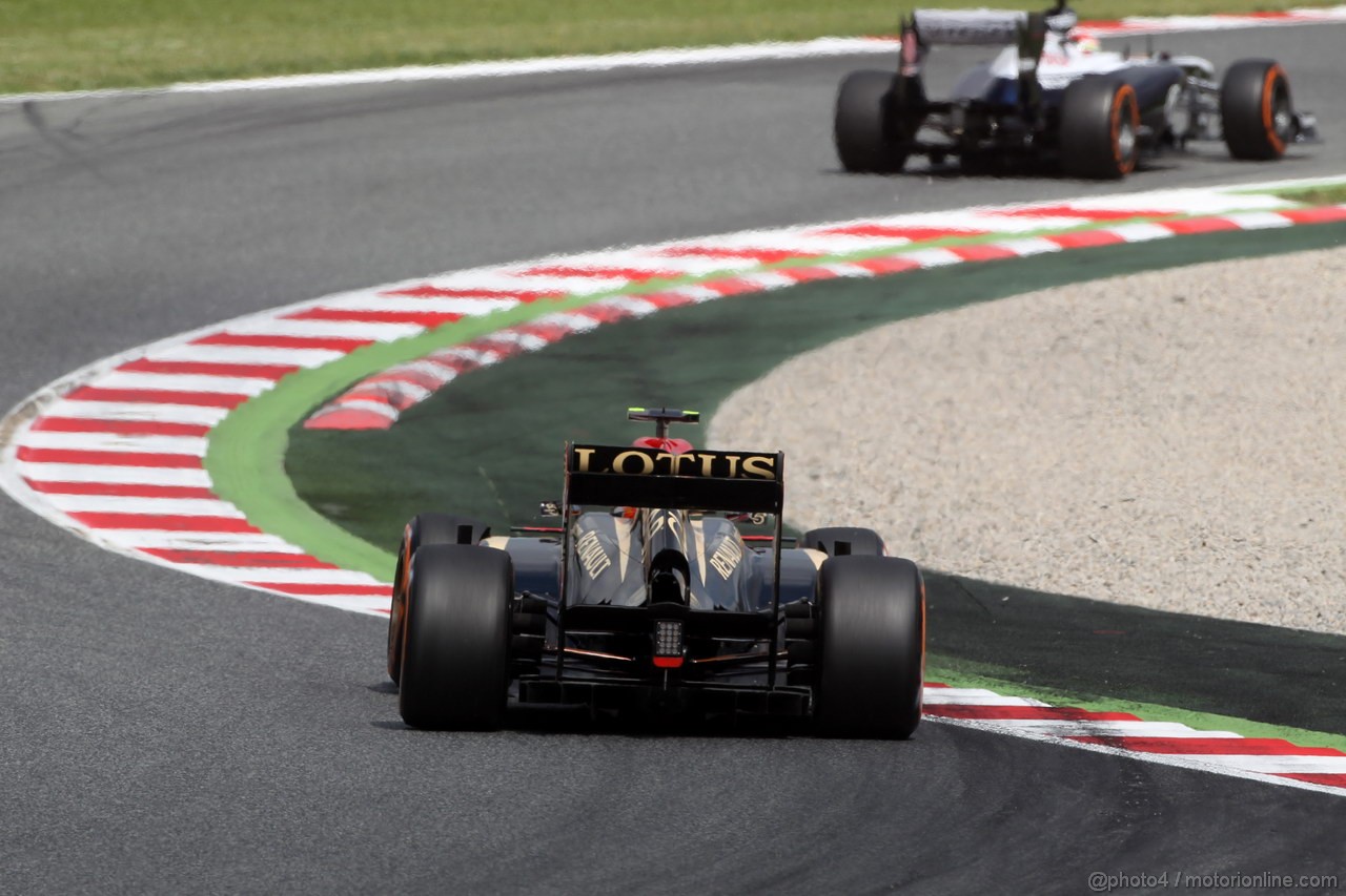 GP SPAGNA, 11.05.2013- Prove Libere 3, Romain Grosjean (FRA) Lotus F1 Team E21 