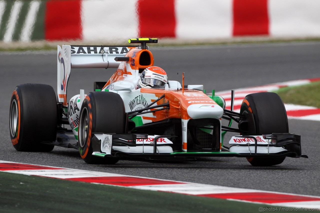 GP SPAGNA, 11.05.2013- Prove Libere 3, Adrian Sutil (GER), Sahara Force India F1 Team VJM06 