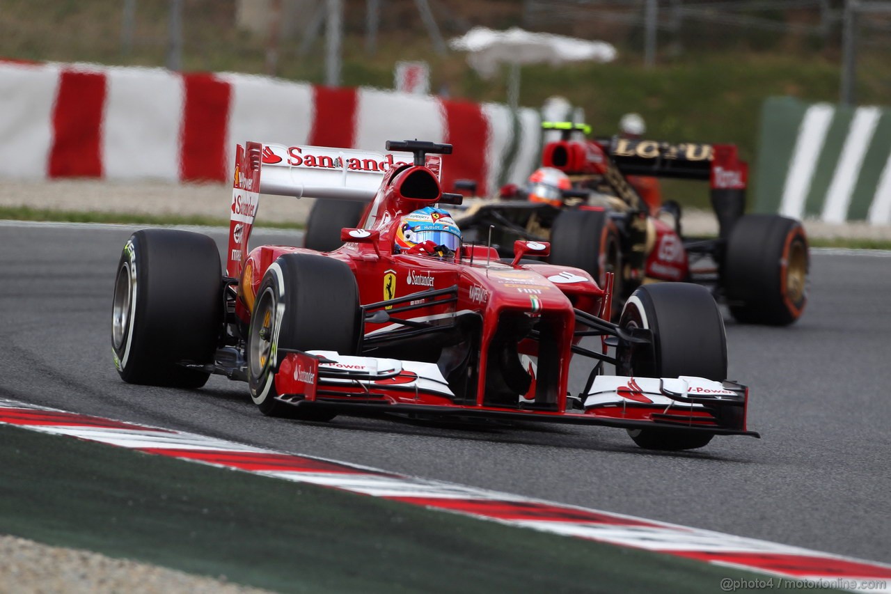 GP SPAGNA, 11.05.2013- Prove Libere 3, Fernando Alonso (ESP) Ferrari F138 