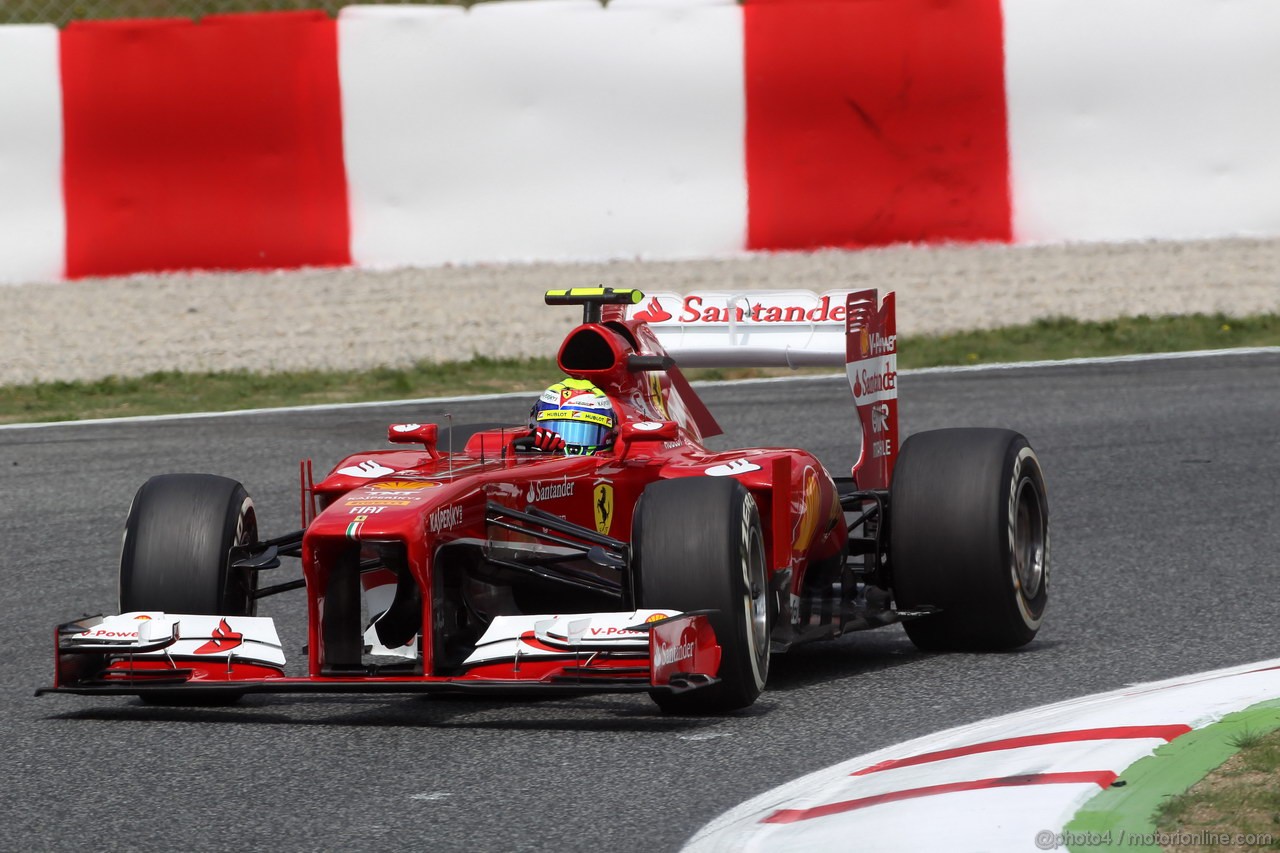 GP SPAGNA, 11.05.2013- Prove Libere 3, Felipe Massa (BRA) Ferrari F138 