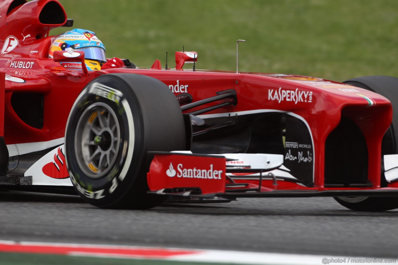 GP SPAGNA, 11.05.2013- Prove Libere 3, Fernando Alonso (ESP) Ferrari F138 
