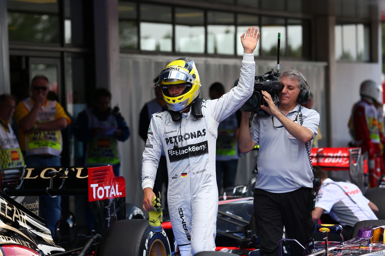 GP SPAGNA, 11.05.2013- Qualifiche, Nico Rosberg (GER) Mercedes AMG F1 W04 pole position