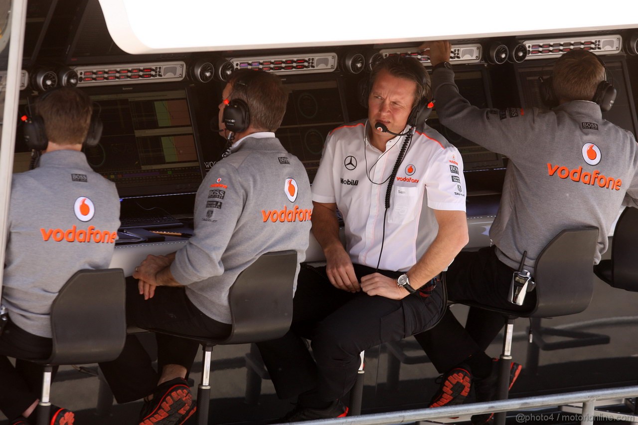 GP SPAGNA, 11.05.2013- Qualifiche, Sam Michael (AUS) McLaren Sporting Director 