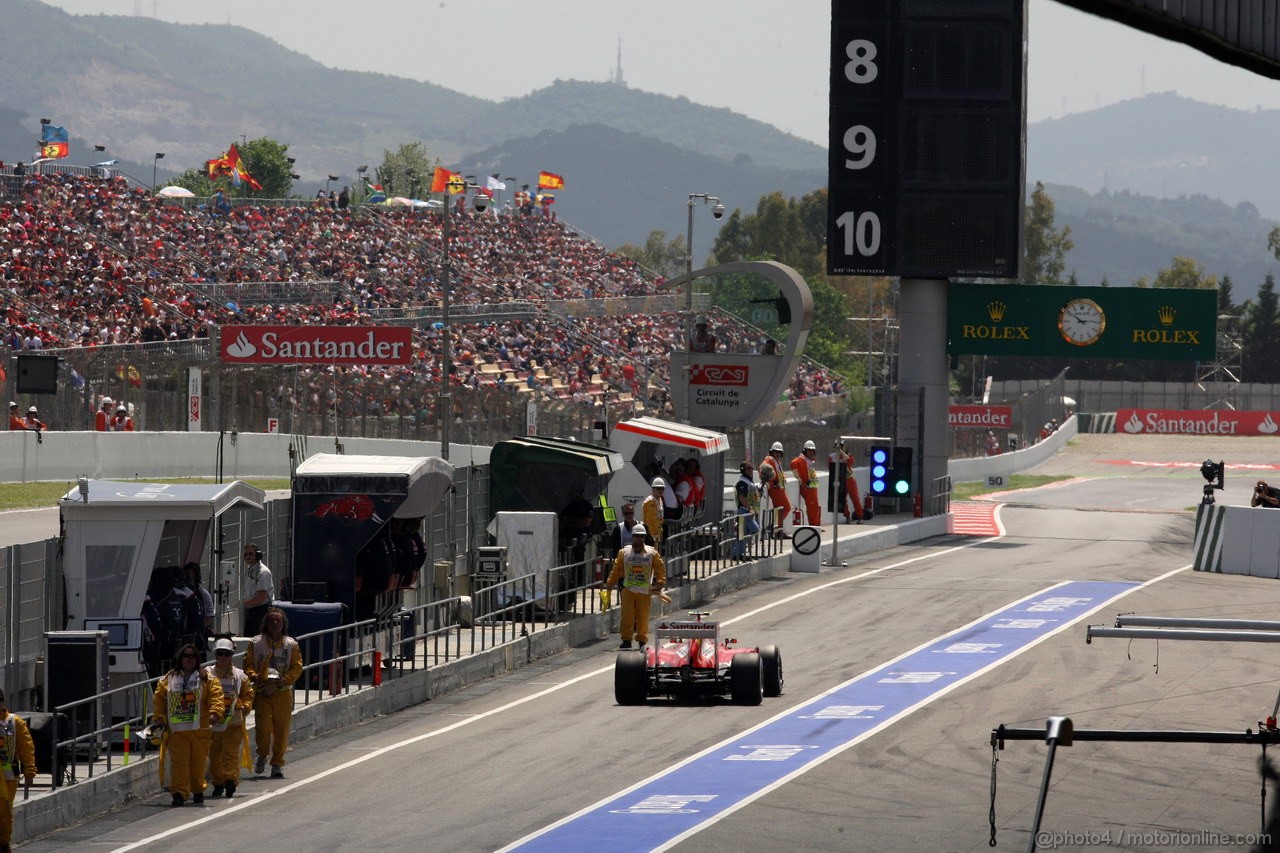 GP SPAGNA, 11.05.2013- Qualifiche, Felipe Massa (BRA) Ferrari F138 