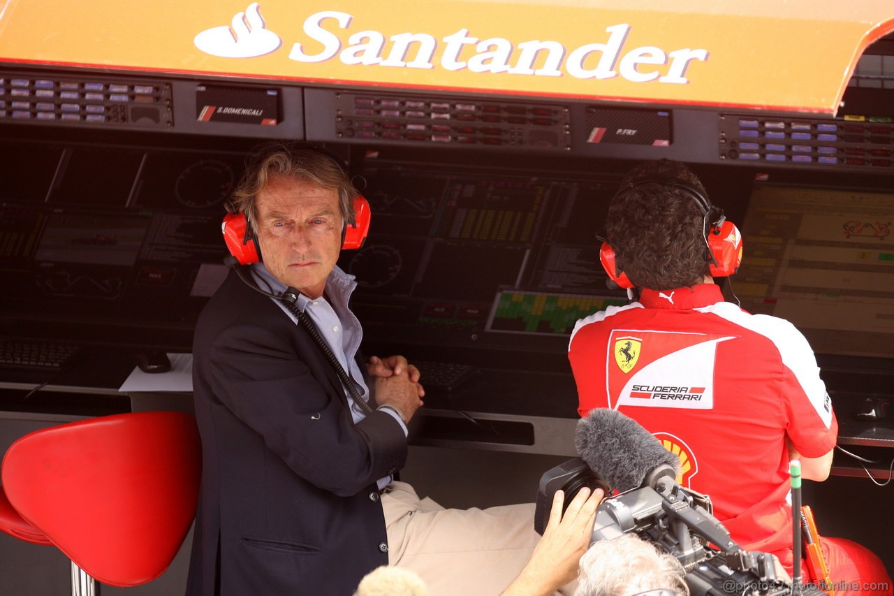 GP SPAGNA, 11.05.2013- Qualifiche, Luca Cordero di Montezemolo (ITA), President Ferrari  