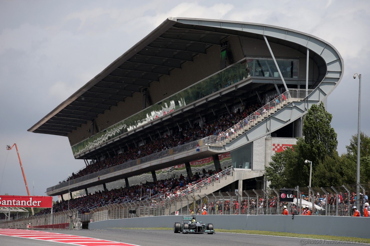 GP SPAGNA, 11.05.2013- Qualifiche, Nico Rosberg (GER) Mercedes AMG F1 W04 