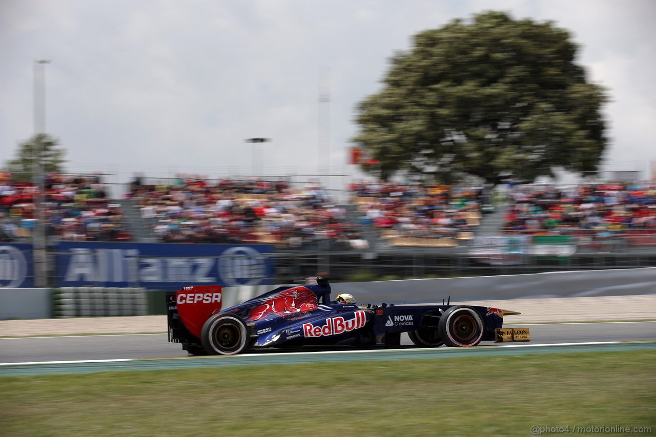 GP SPAGNA, 11.05.2013- Qualifiche, Jean-Eric Vergne (FRA) Scuderia Toro Rosso STR8 