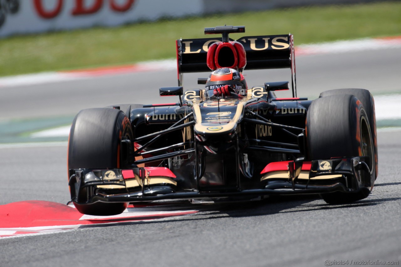 GP SPAGNA, 11.05.2013- Qualifiche, Kimi Raikkonen (FIN) Lotus F1 Team E21 