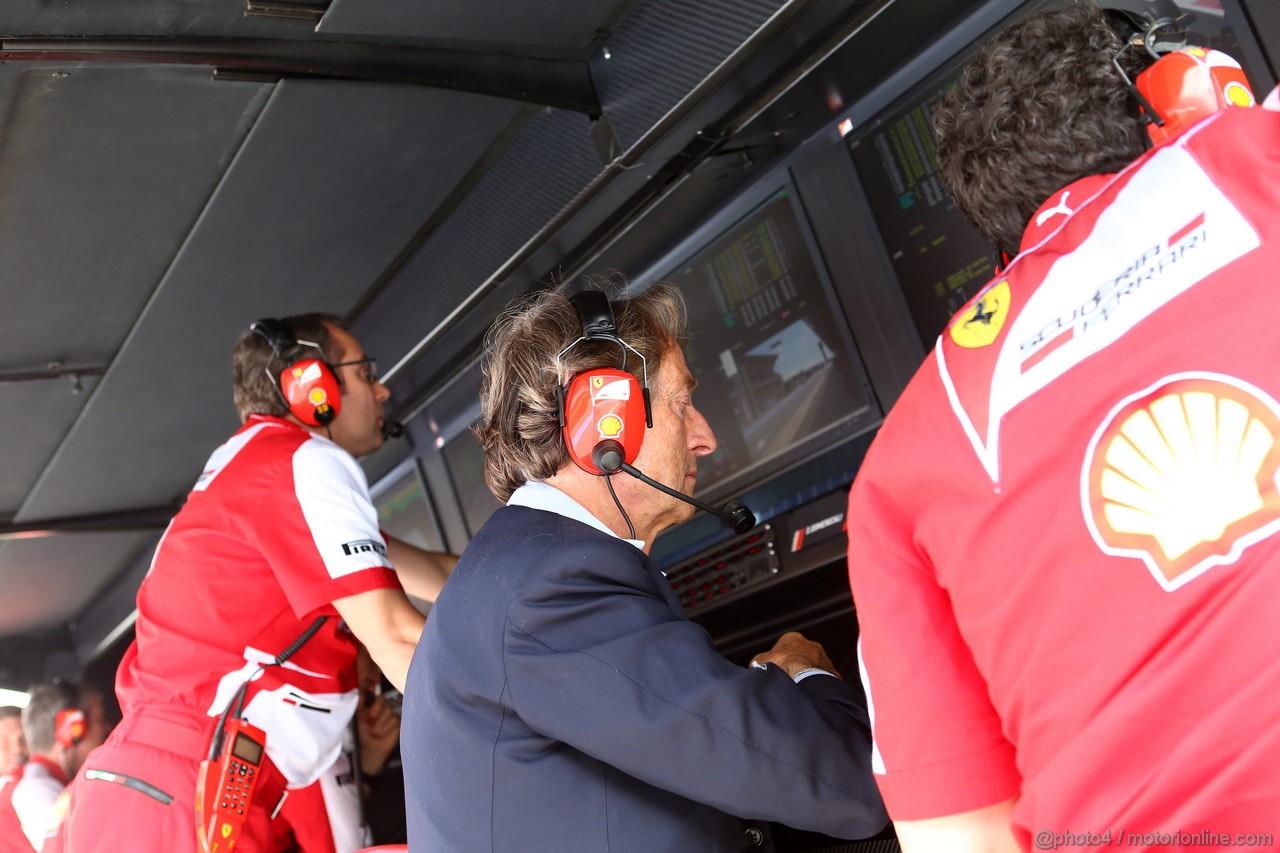 GP SPAGNA, 11.05.2013- Qualifiche, Luca Cordero di Montezemolo (ITA), President Ferrari