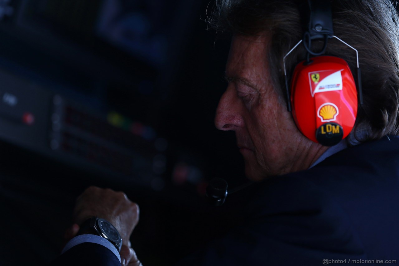 GP SPAGNA, 11.05.2013- Qualifiche, Luca Cordero di Montezemolo (ITA), President Ferrari