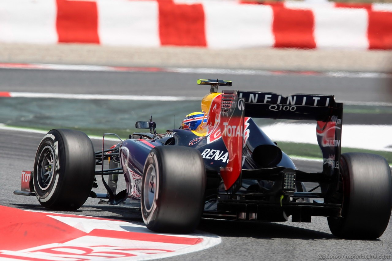GP SPAGNA, 11.05.2013- Qualifiche, Mark Webber (AUS) Red Bull Racing RB9 