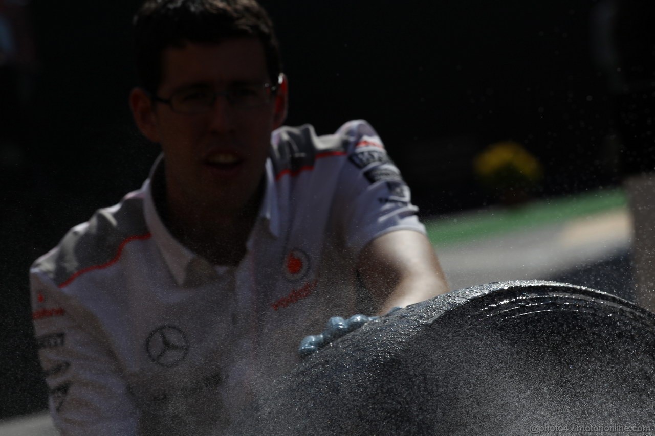 GP SPAGNA, 11.05.2013- Pirelli Tyre of Mclaren