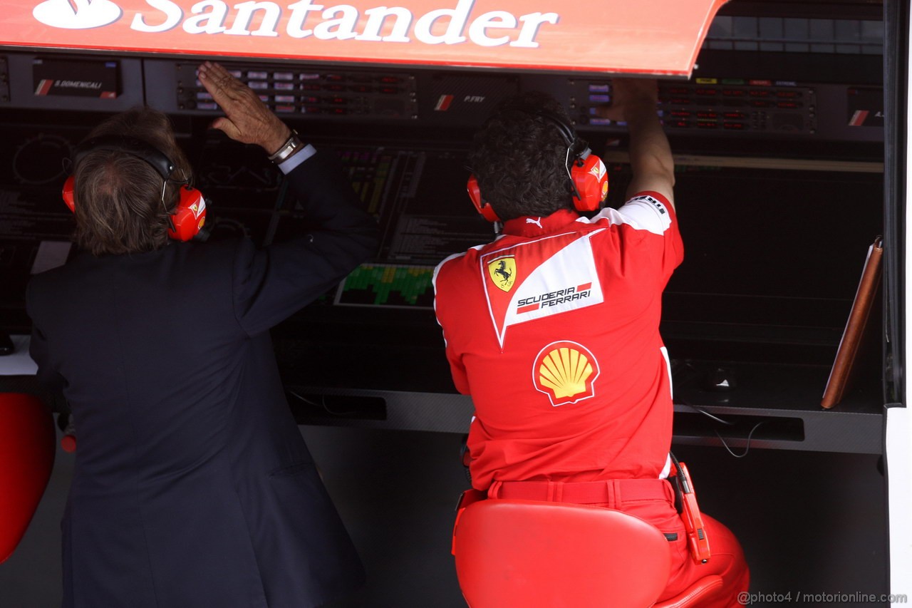 GP SPAGNA, 11.05.2013- Qualifiche, Luca Cordero di Montezemolo (ITA), President Ferrari  