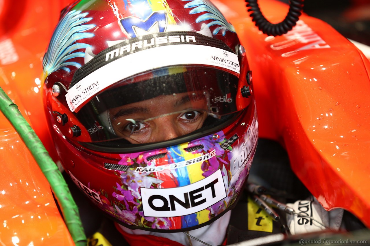 GP SPAGNA, 10.05.2013- Prove Libere 1, Rodolfo Gonzalez (VEN) Test Driver Marussia F1 Team MR02 