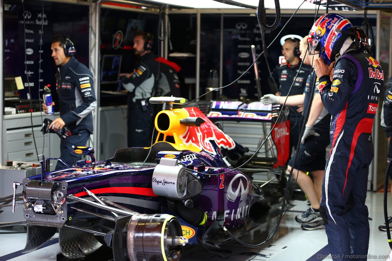 GP SPAGNA, 10.05.2013- Prove Libere 1, Mark Webber (AUS) Red Bull Racing RB9 