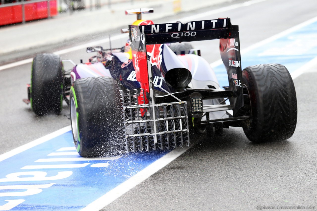 GP SPAGNA, 10.05.2013- Prove Libere 1, Sebastian Vettel (GER) Red Bull Racing RB9 