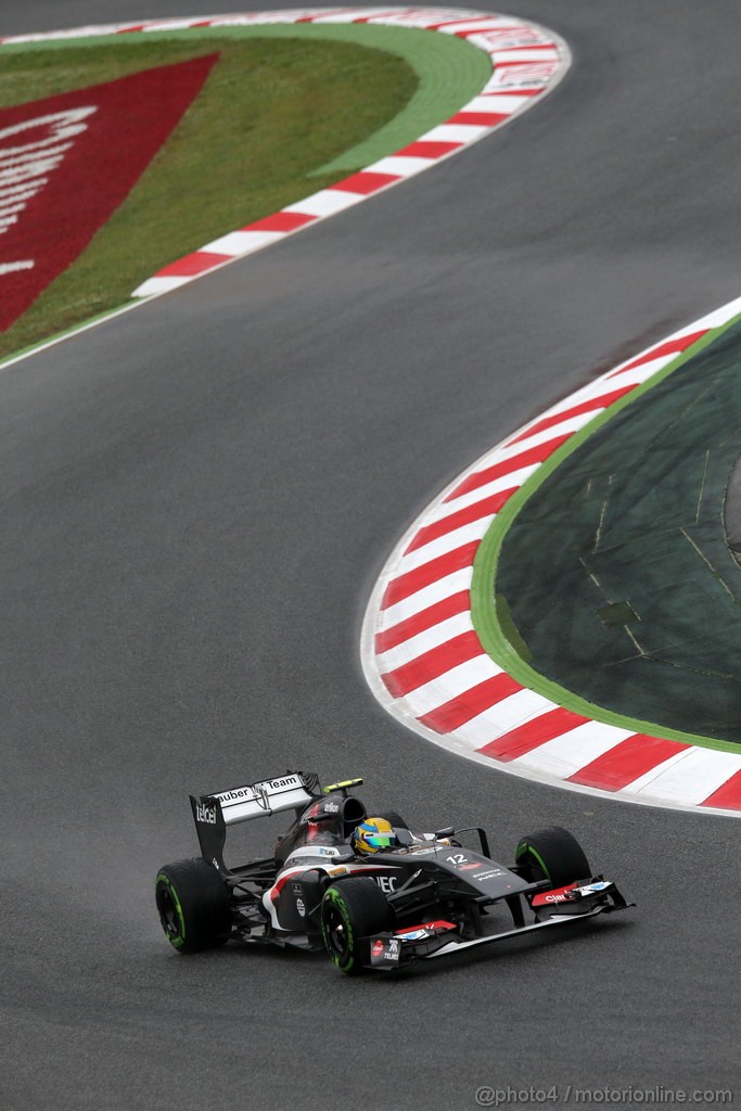 GP SPAGNA, 10.05.2013- Prove Libere 1, Esteban Gutierrez (MEX), Sauber F1 Team C32 