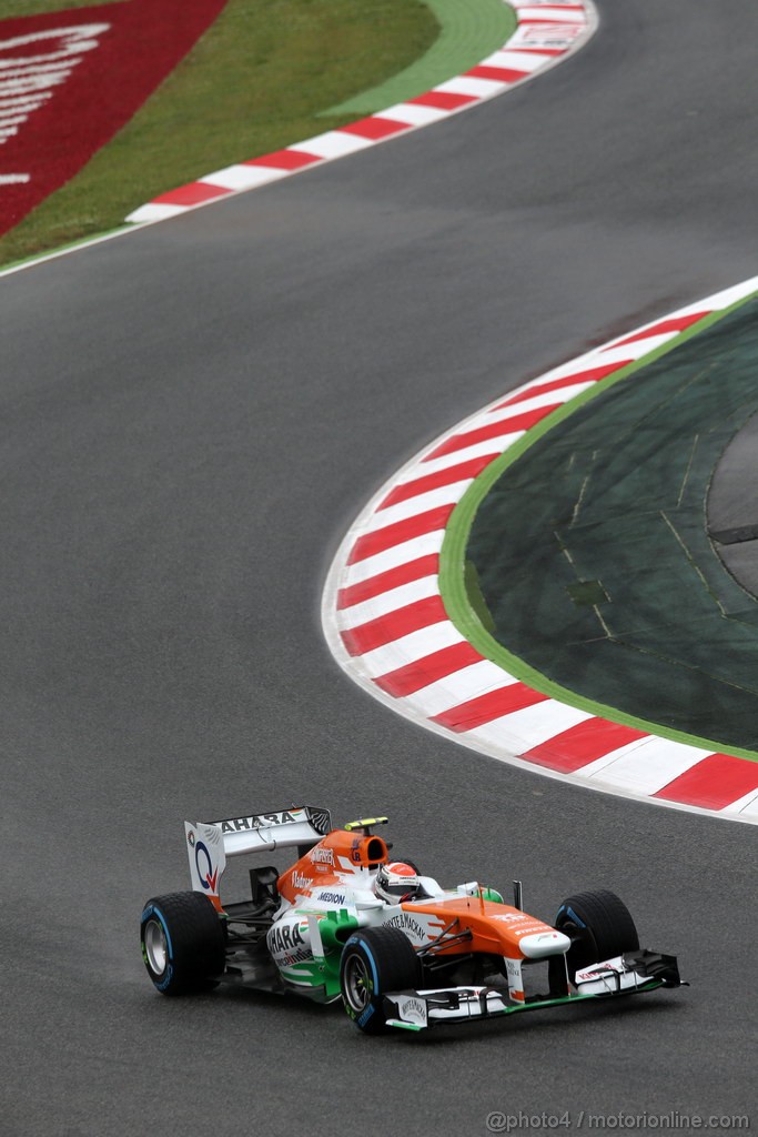 GP SPAGNA, 10.05.2013- Prove Libere 1, Adrian Sutil (GER), Sahara Force India F1 Team VJM06 