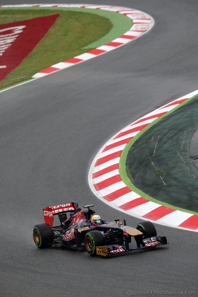 GP SPAGNA, 10.05.2013- Prove Libere 1, Jean-Eric Vergne (FRA) Scuderia Toro Rosso STR8 