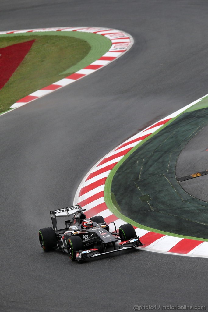 GP SPAGNA, 10.05.2013- Prove Libere 1, Nico Hulkenberg (GER) Sauber F1 Team C32 