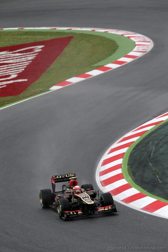 GP SPAGNA, 10.05.2013- Prove Libere 1, Romain Grosjean (FRA) Lotus F1 Team E21 