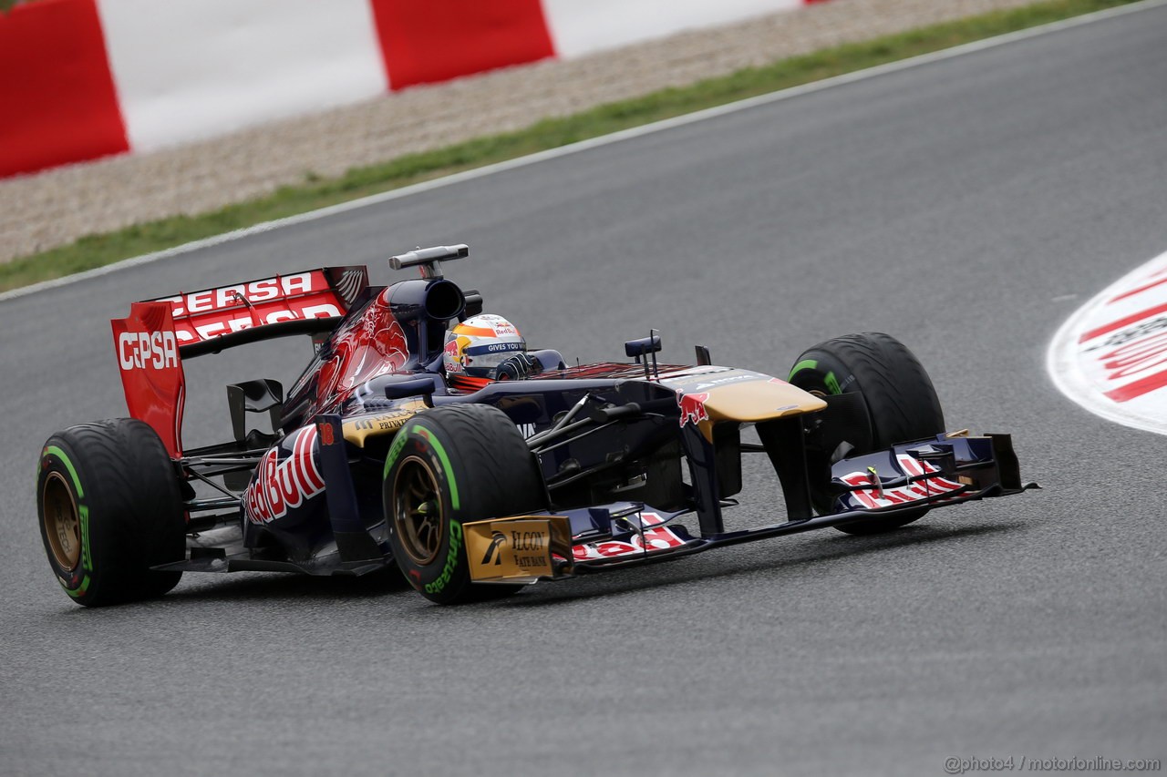 GP SPAGNA, 10.05.2013- Prove Libere 1, Jean-Eric Vergne (FRA) Scuderia Toro Rosso STR8 