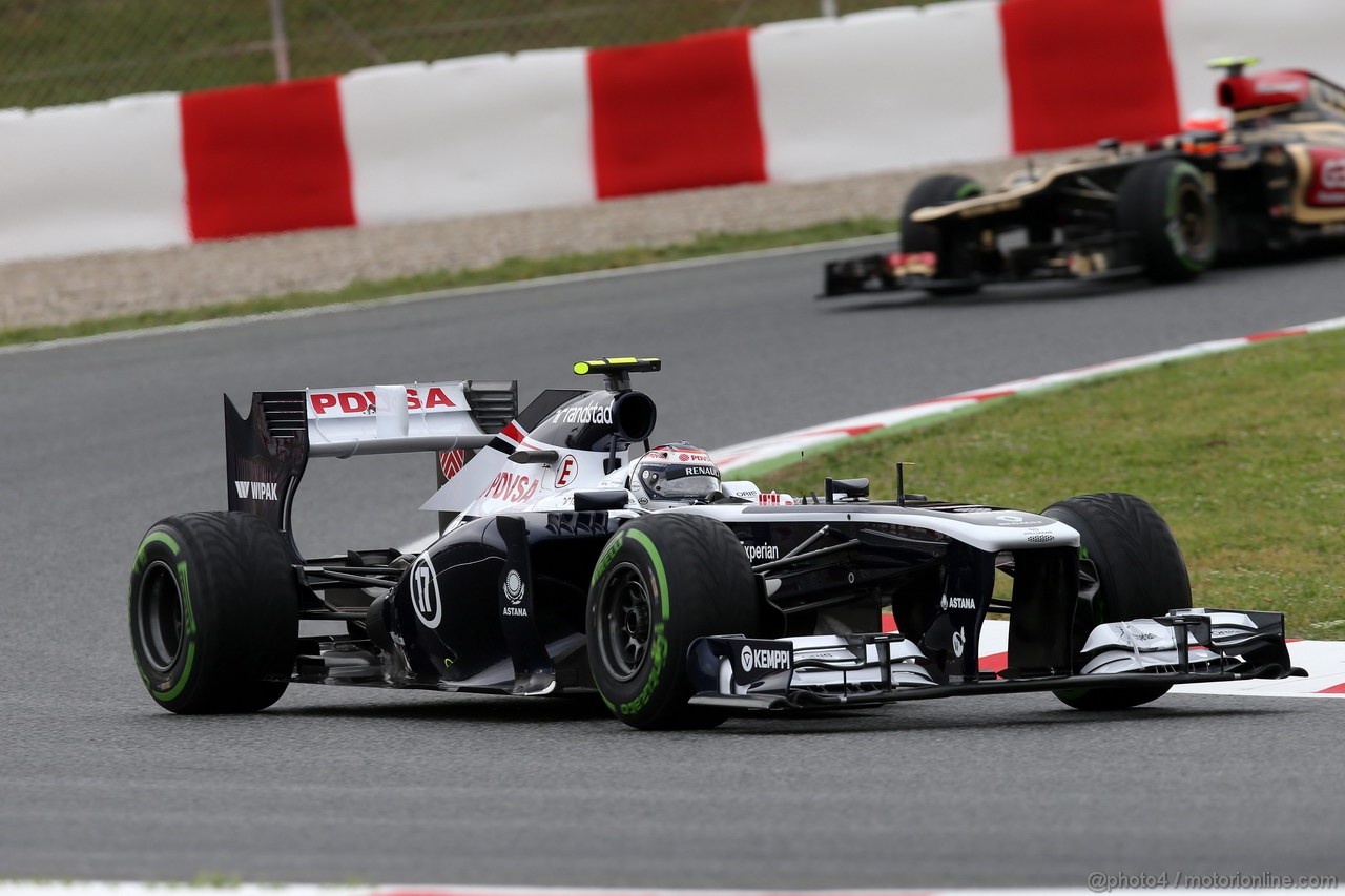 GP SPAGNA, 10.05.2013- Prove Libere 1, Valtteri Bottas (FIN), Williams F1 Team FW35 