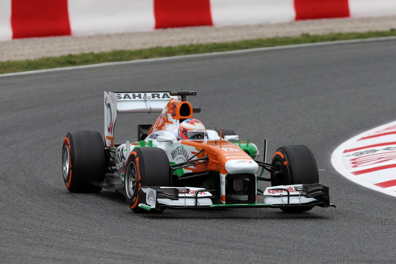 GP SPAGNA, 10.05.2013- Prove Libere 1, Paul di Resta (GBR) Sahara Force India F1 Team VJM06 