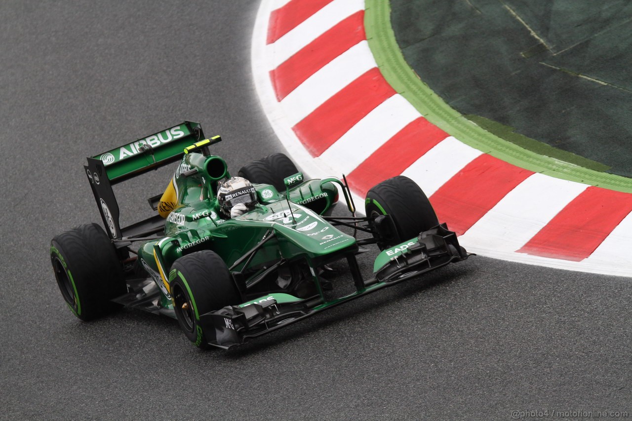 GP SPAGNA, 10.05.2013- Prove Libere 1, Giedo Van der Garde (NED), Caterham F1 Team CT03 