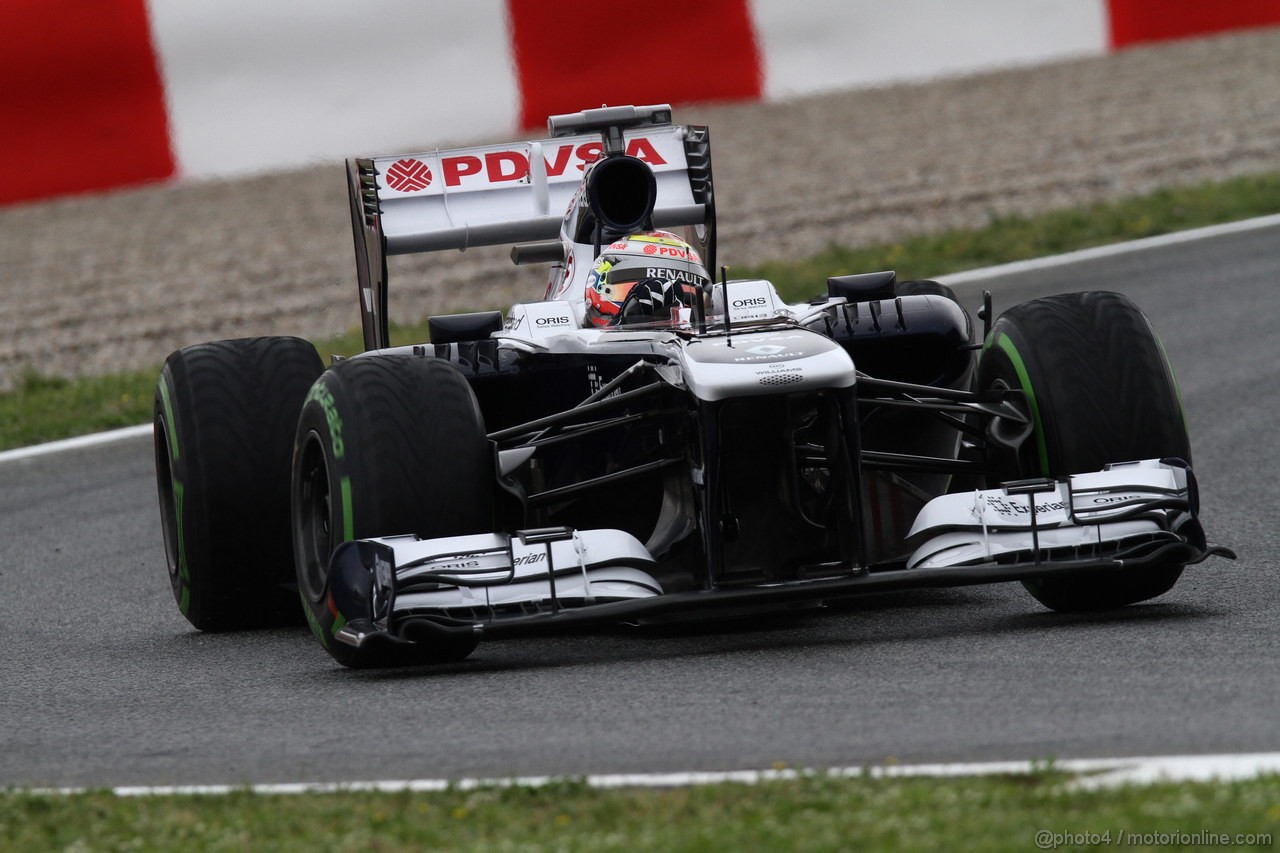GP SPAGNA, 10.05.2013- Prove Libere 1, Pastor Maldonado (VEN) Williams F1 Team FW35 