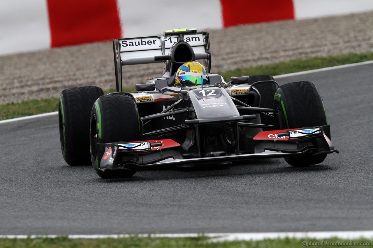 GP SPAGNA, 10.05.2013- Prove Libere 1, Esteban Gutierrez (MEX), Sauber F1 Team C32 