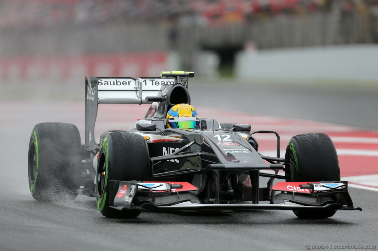 GP SPAGNA, 10.05.2013- Prove Libere 1, Esteban Gutierrez (MEX), Sauber F1 Team C32 