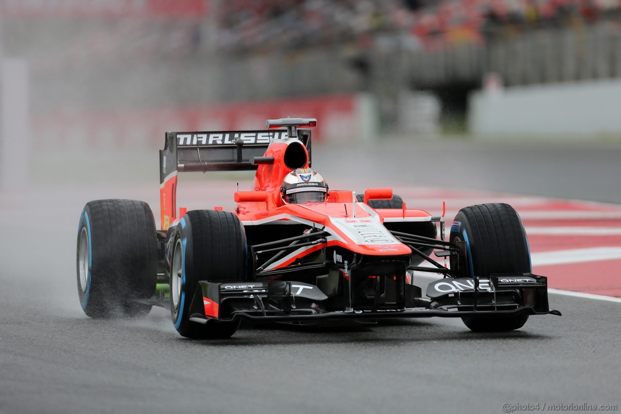 GP SPAGNA, 10.05.2013- Prove Libere 1, Jules Bianchi (FRA) Marussia F1 Team MR02 