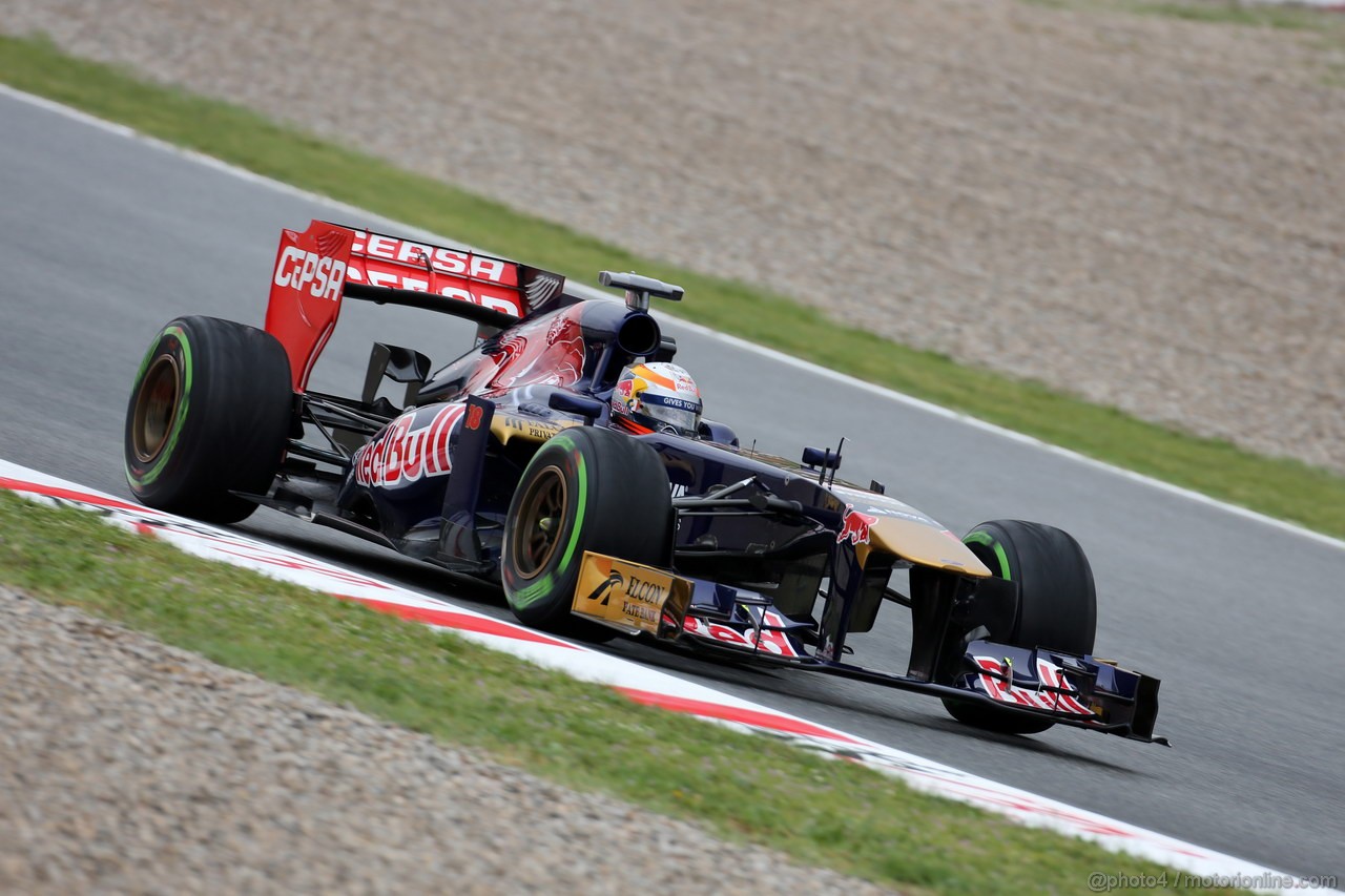 GP SPAGNA, 10.05.2013- Prove Libere 1, Jean-Eric Vergne (FRA) Scuderia Toro Rosso STR8 
