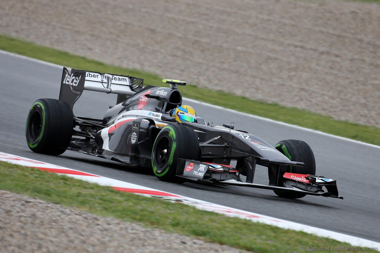 GP SPAGNA, 10.05.2013- Prove Libere 1, Esteban Gutierrez (MEX), Sauber F1 Team C32 