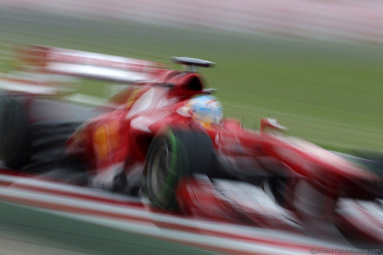 GP SPAGNA, 10.05.2013- Prove Libere 1, Fernando Alonso (ESP) Ferrari F138 