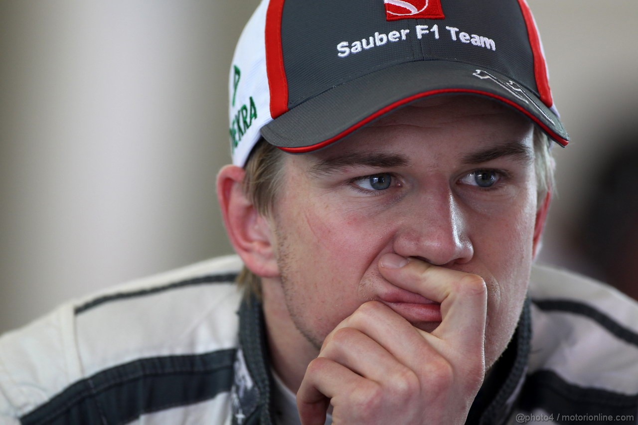 GP SPAGNA, 10.05.2013- Prove Libere 1, Nico Hulkenberg (GER) Sauber F1 Team C32 