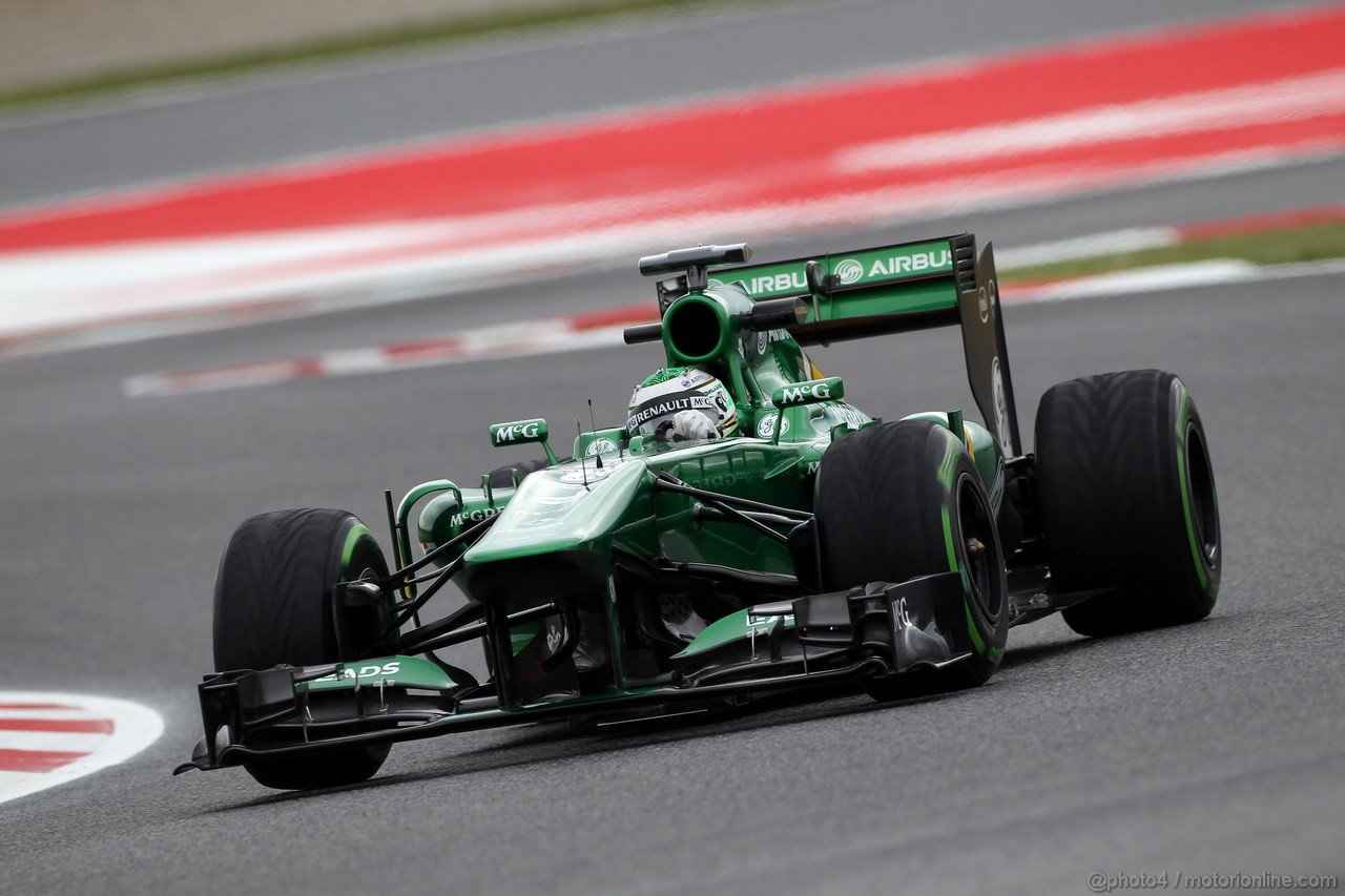 GP SPAGNA, 10.05.2013- Prove Libere 1, Giedo Van der Garde (NED), Caterham F1 Team CT03 