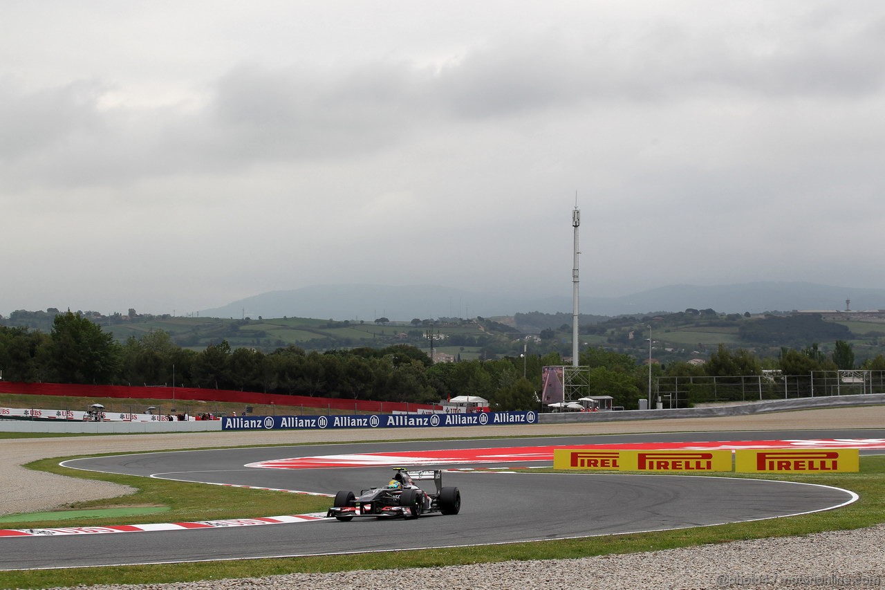 GP SPAGNA, 10.05.2013- Prove Libere 1, Esteban Gutierrez (MEX), Sauber F1 Team C32 