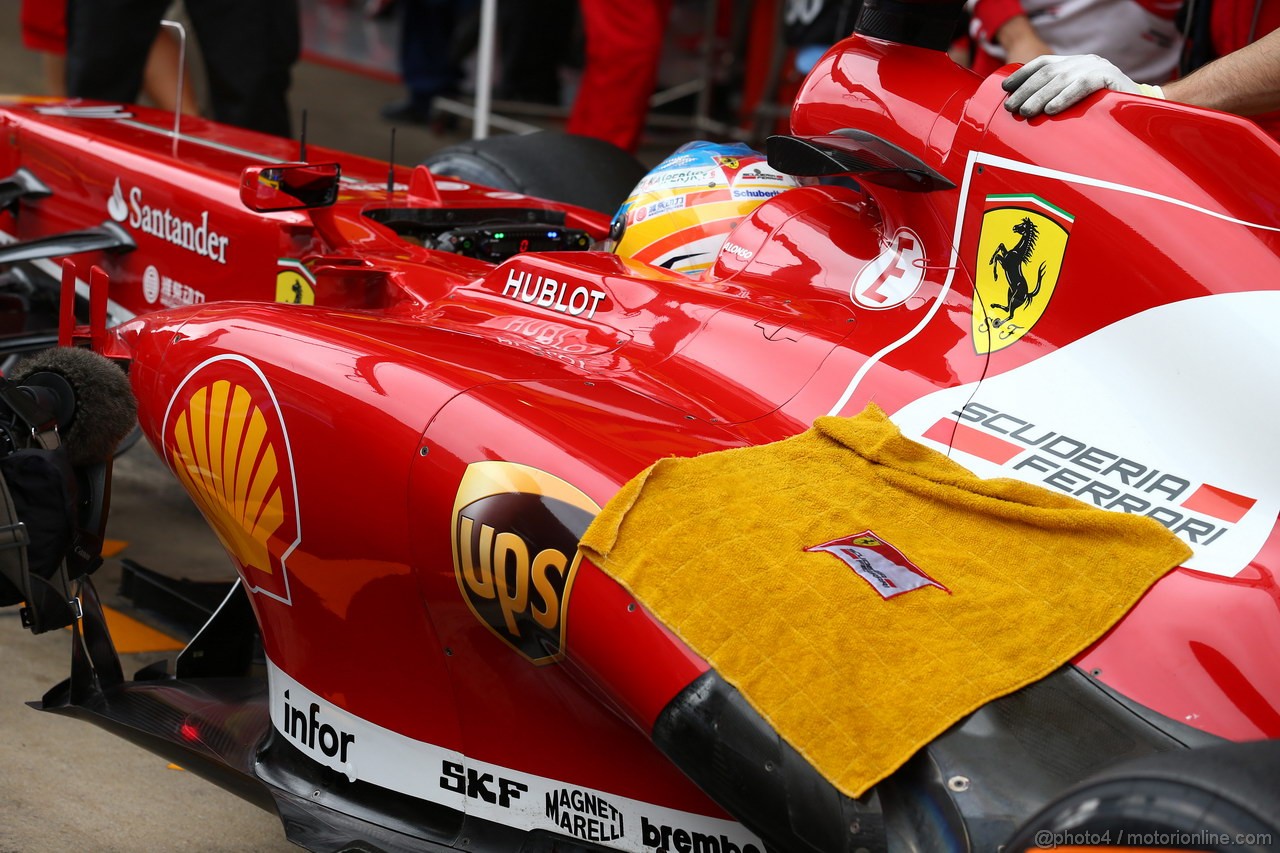 GP SPAGNA, 10.05.2013- Prove Libere 1, Fernando Alonso (ESP) Ferrari F138 