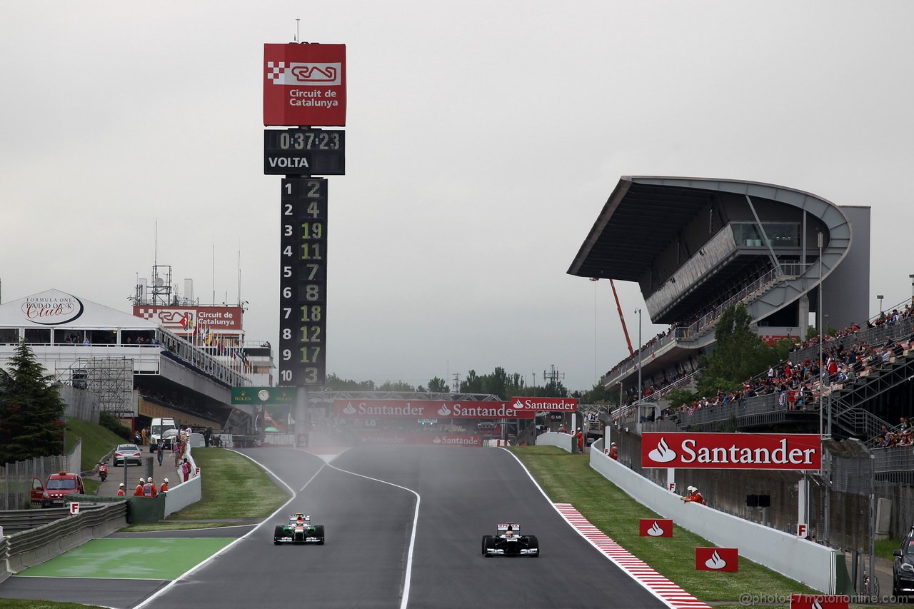 GP SPAGNA, 10.05.2013- Prove Libere 1, Pastor Maldonado (VEN) Williams F1 Team FW35 
