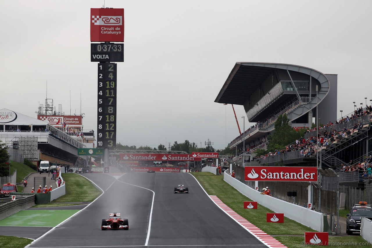 GP SPAGNA, 10.05.2013- Prove Libere 1, Fernando Alonso (ESP) Ferrari F138 